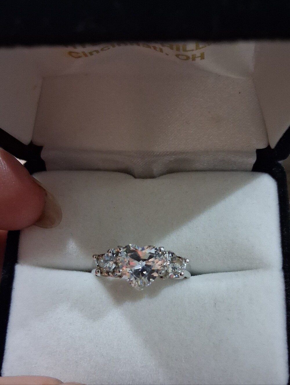 .925 Sterling Silver 4+ Ctw CZ Heart Statement Ring Size 5